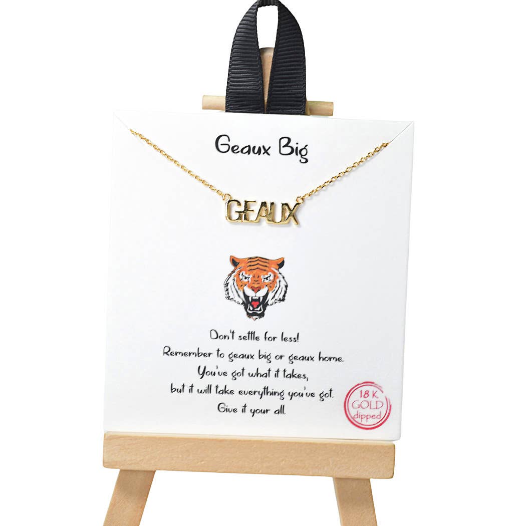 Gameday Geaux-Getter Necklace