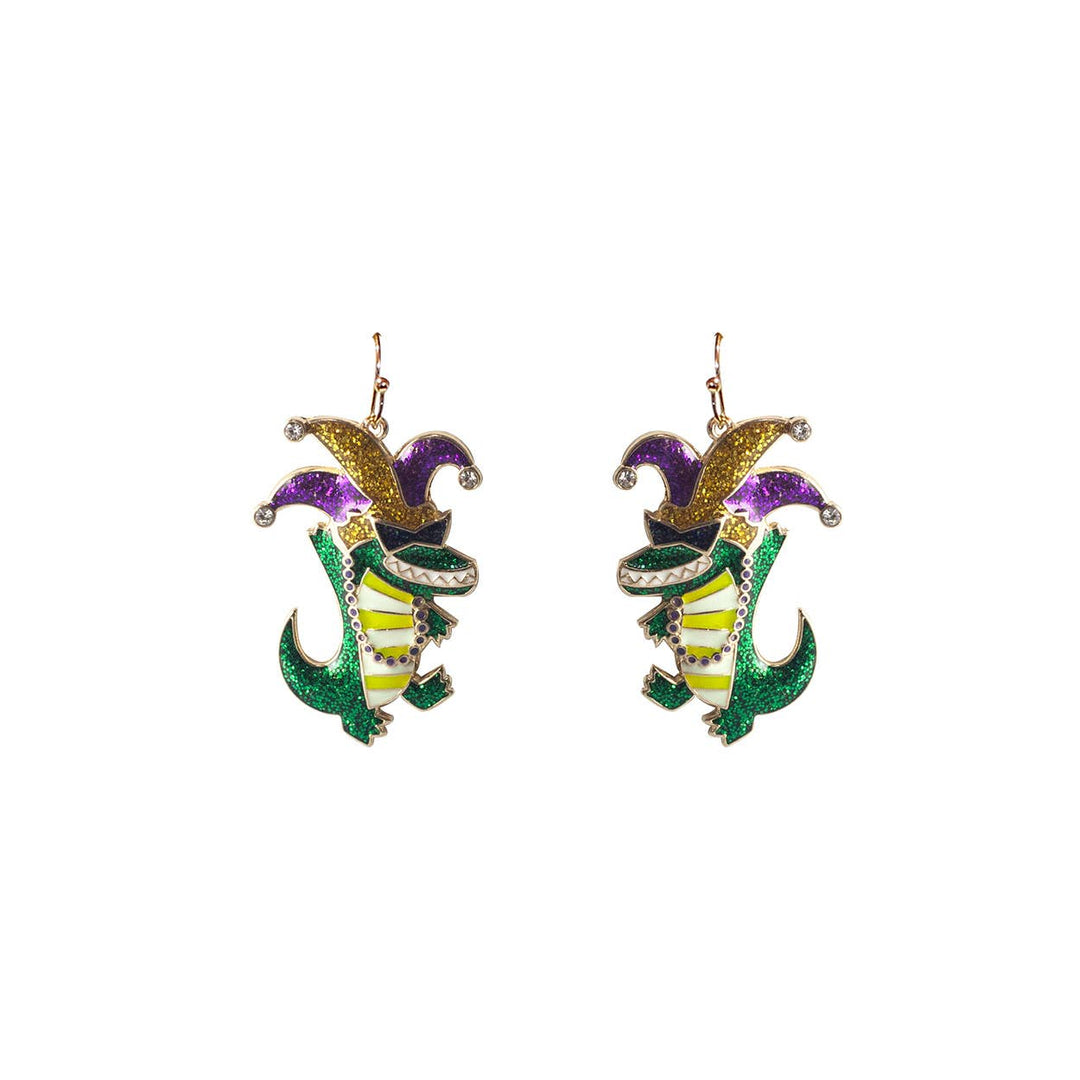 The Gator Gras Earrings