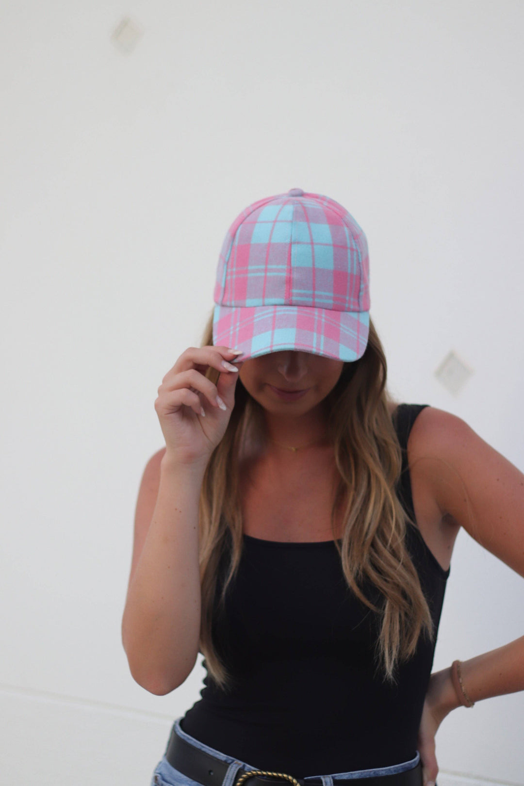 Bubblegum Check Cap