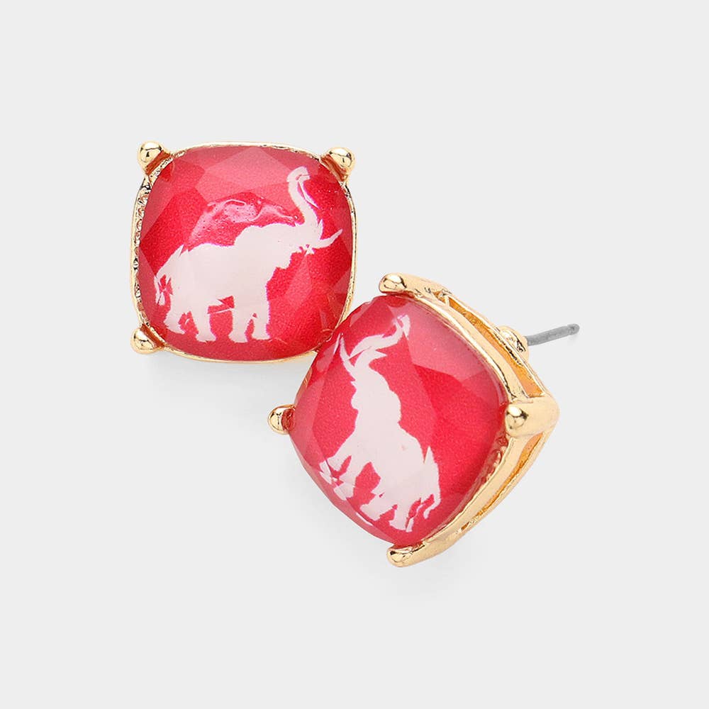 Roll Tide Gem Earrings