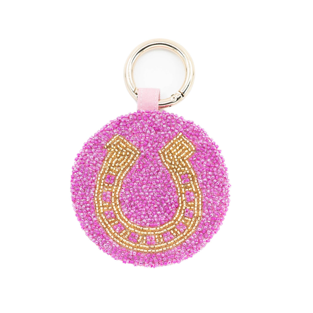 Lucky Sparkle Beaded Keychain