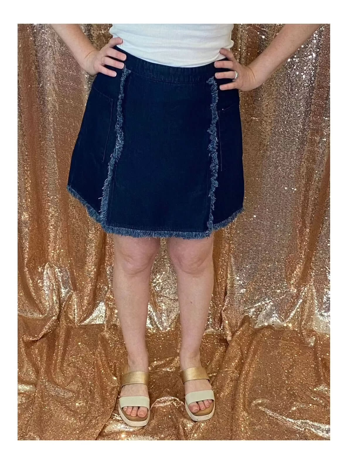 Slit-It-Up Denim Delight **Final Sale** - Lolo Viv Boutique