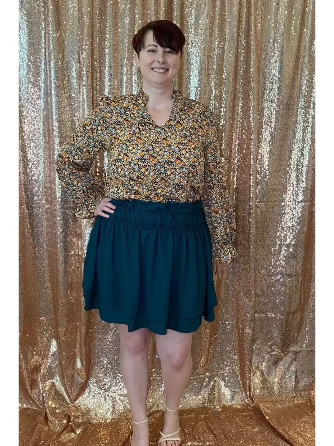 Autumn Harvest Blooms Top **Final Sale** - Lolo Viv Boutique