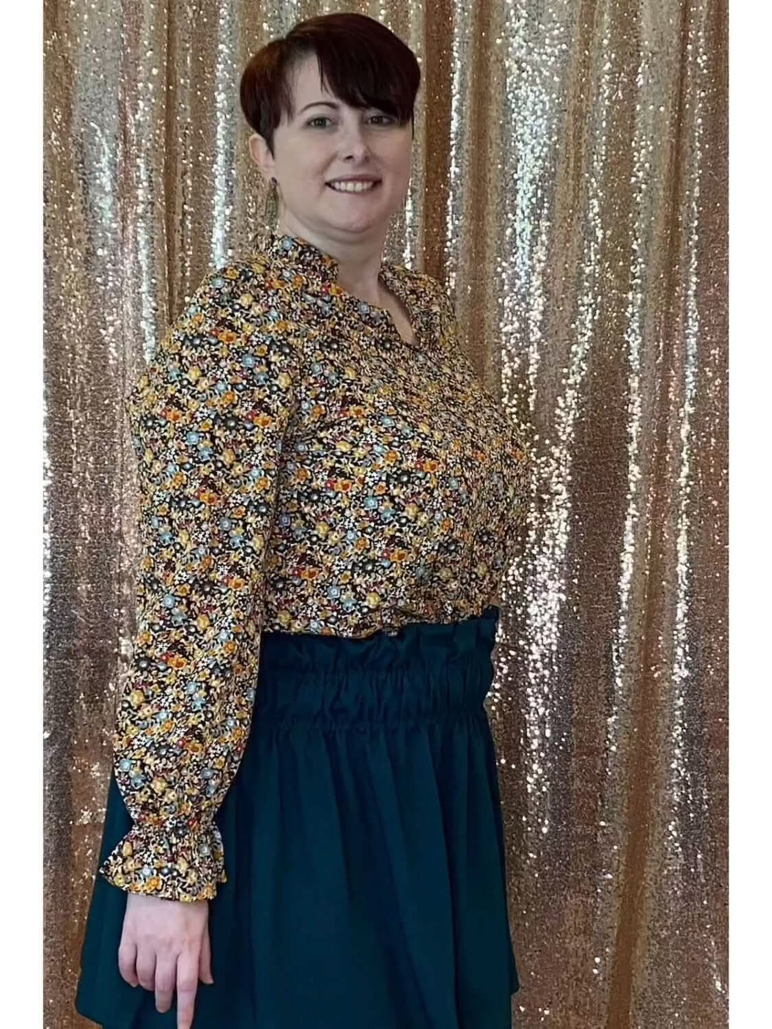 Autumn Harvest Blooms Top **Final Sale** - Lolo Viv Boutique