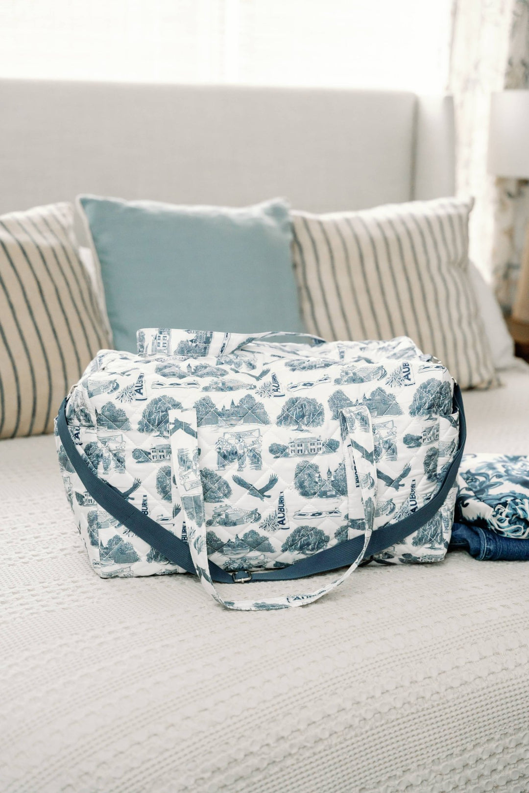 Auburn University Quilted Duffle Bag - Lolo Viv Boutique