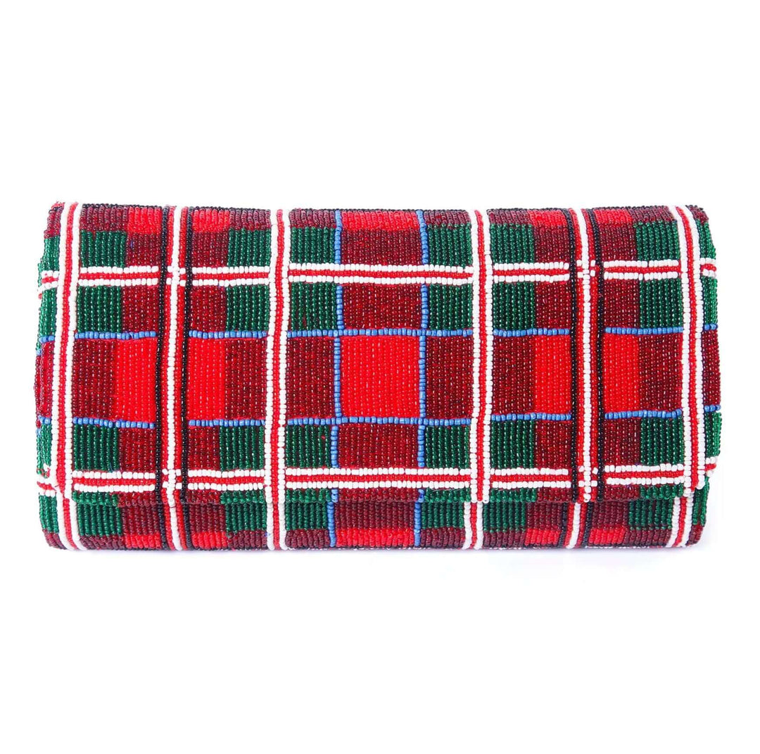*PREORDER* Tartan Sparkle Clutch