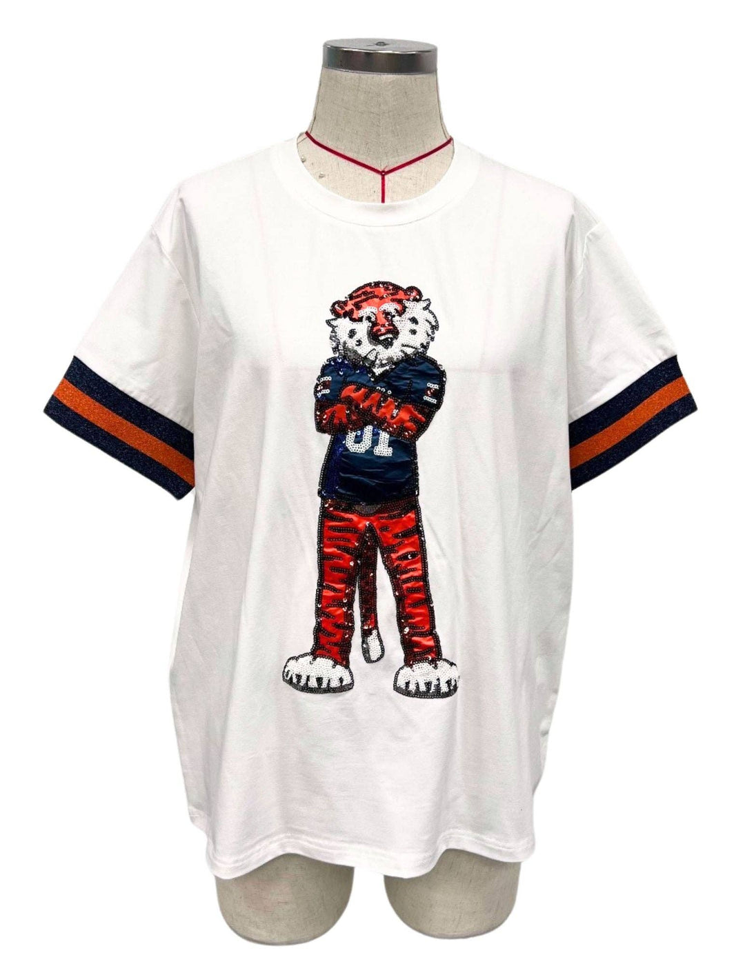 *PREORDER* Auburn Sparkle Logo T-Shirt - Reg & Curvy
