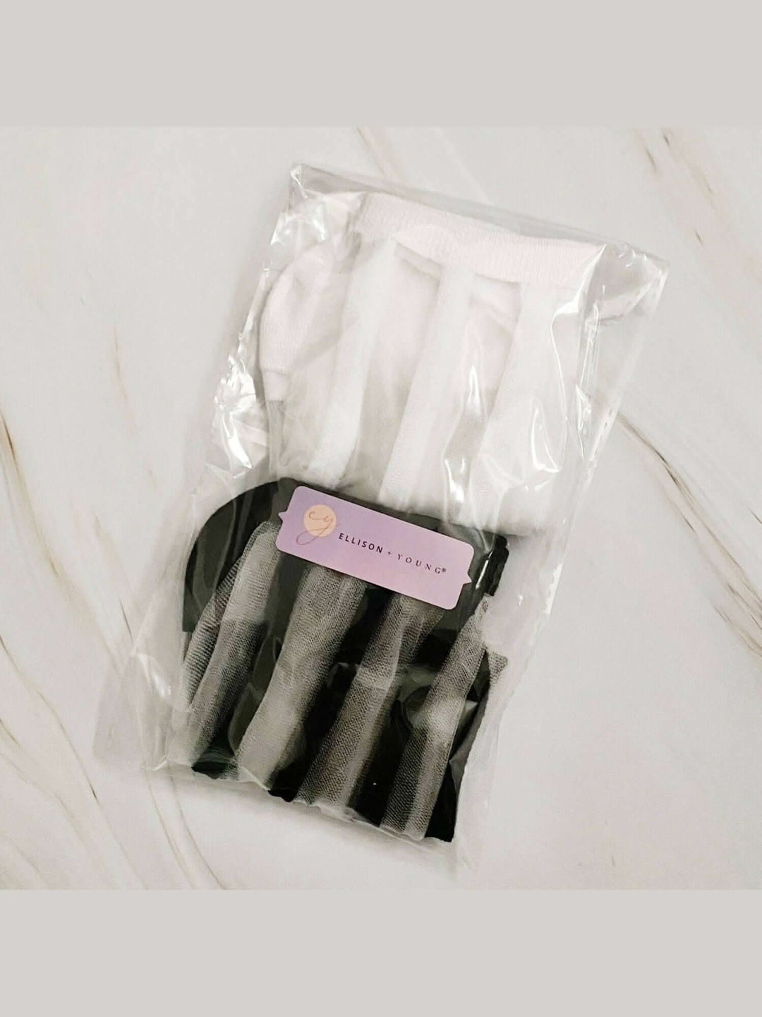 Chic In Line sheer Socks Set Of 2 Pairs - Lolo Viv Boutique