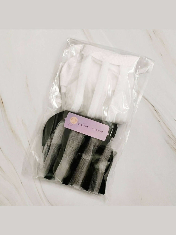 Chic In Line sheer Socks Set Of 2 Pairs - Lolo Viv Boutique