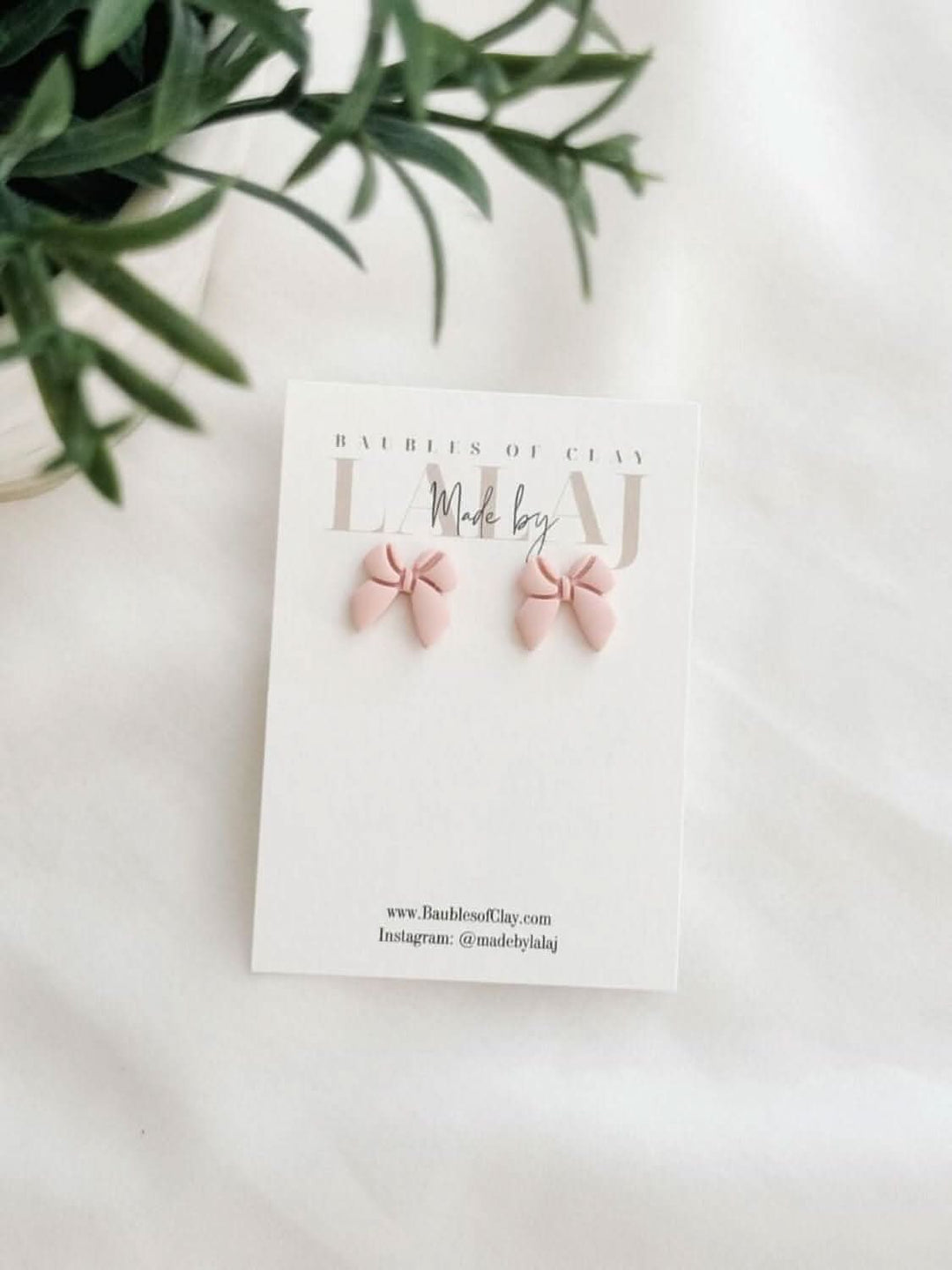 Classy Bow Stud Post Earrings - Lolo Viv Boutique