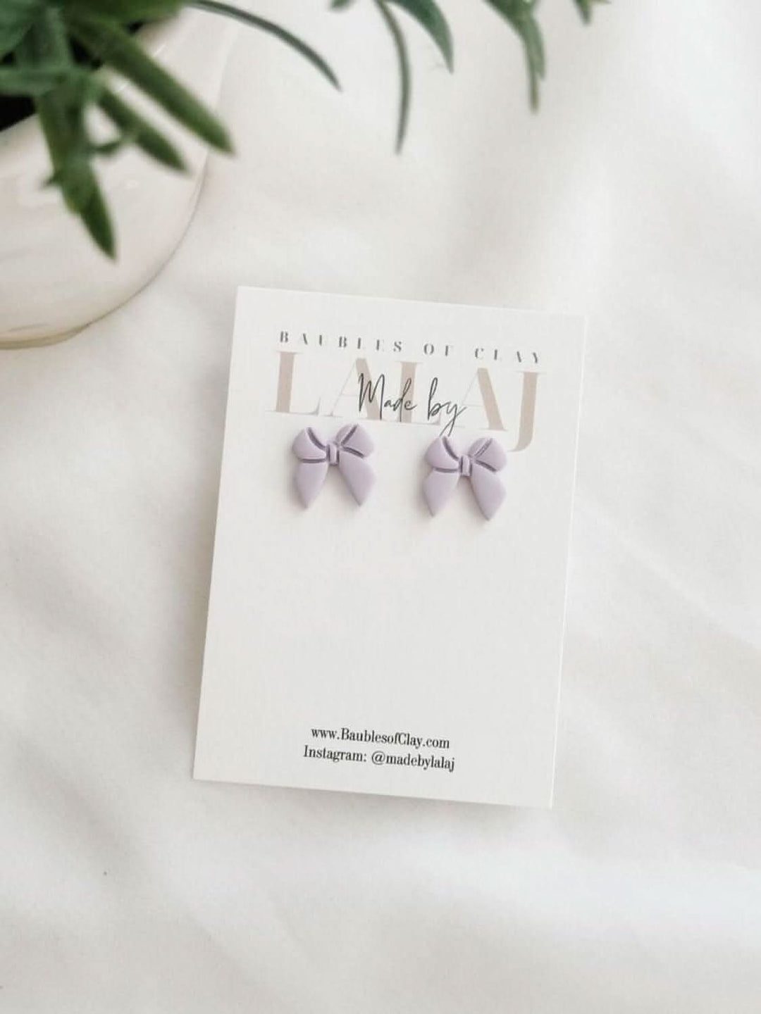 Classy Bow Stud Post Earrings - Lolo Viv Boutique