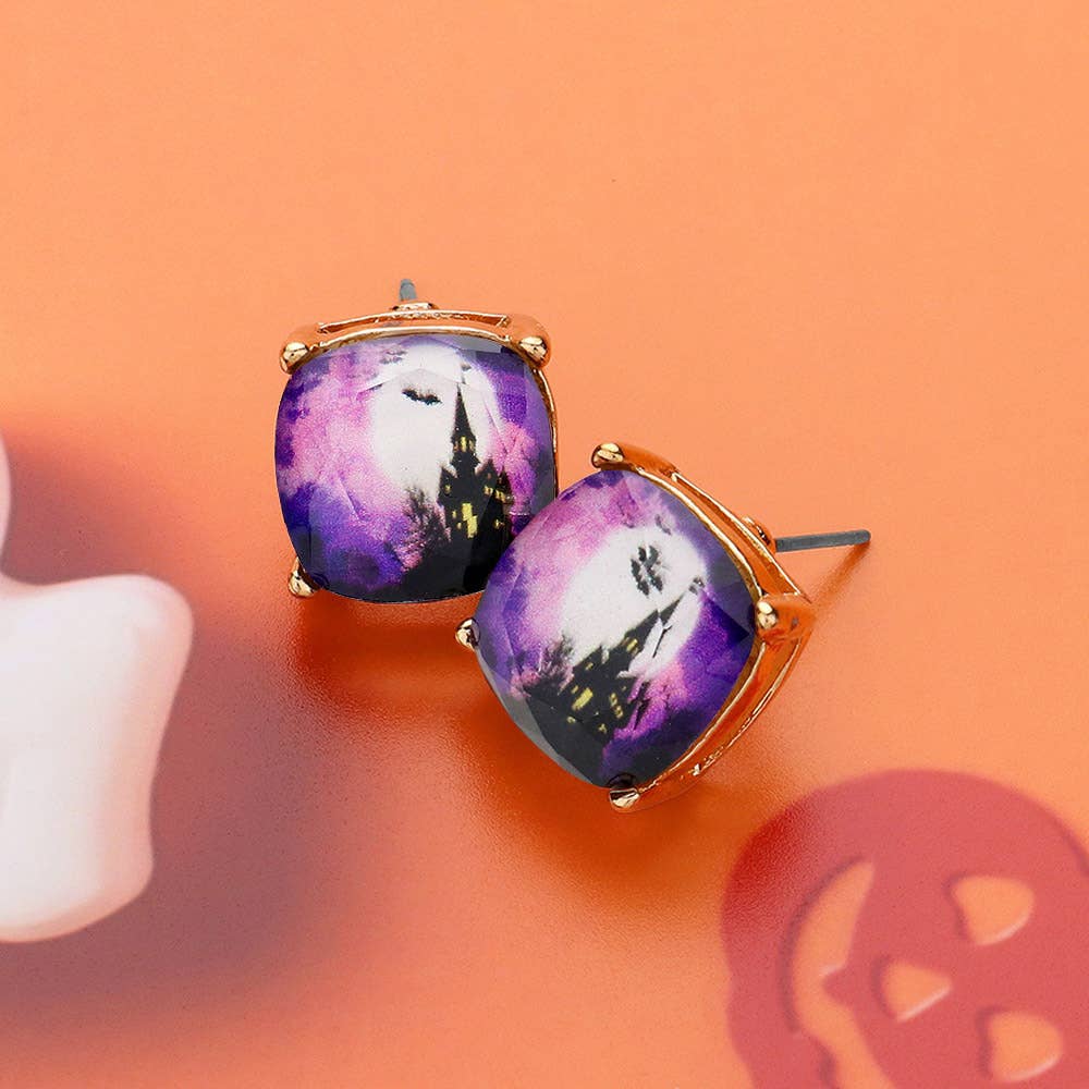 Haunted Night Stud Earrings