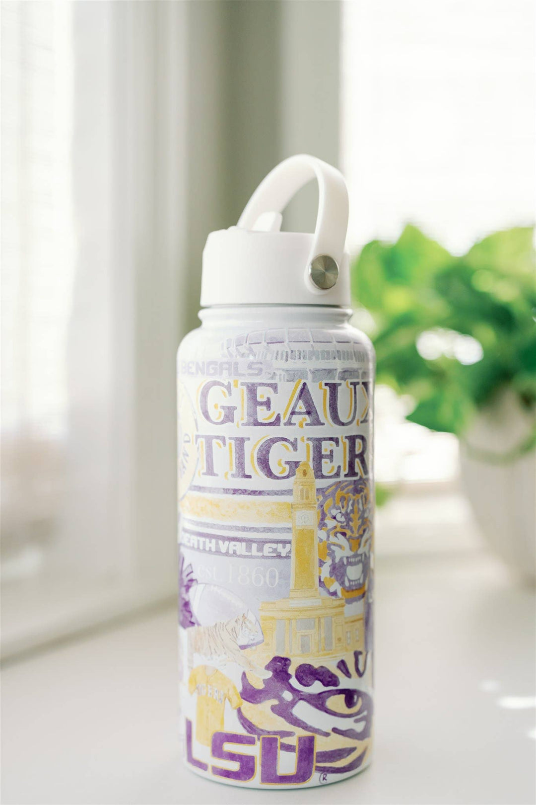 Insulated LSU Water Bottle - Lolo Viv Boutique
