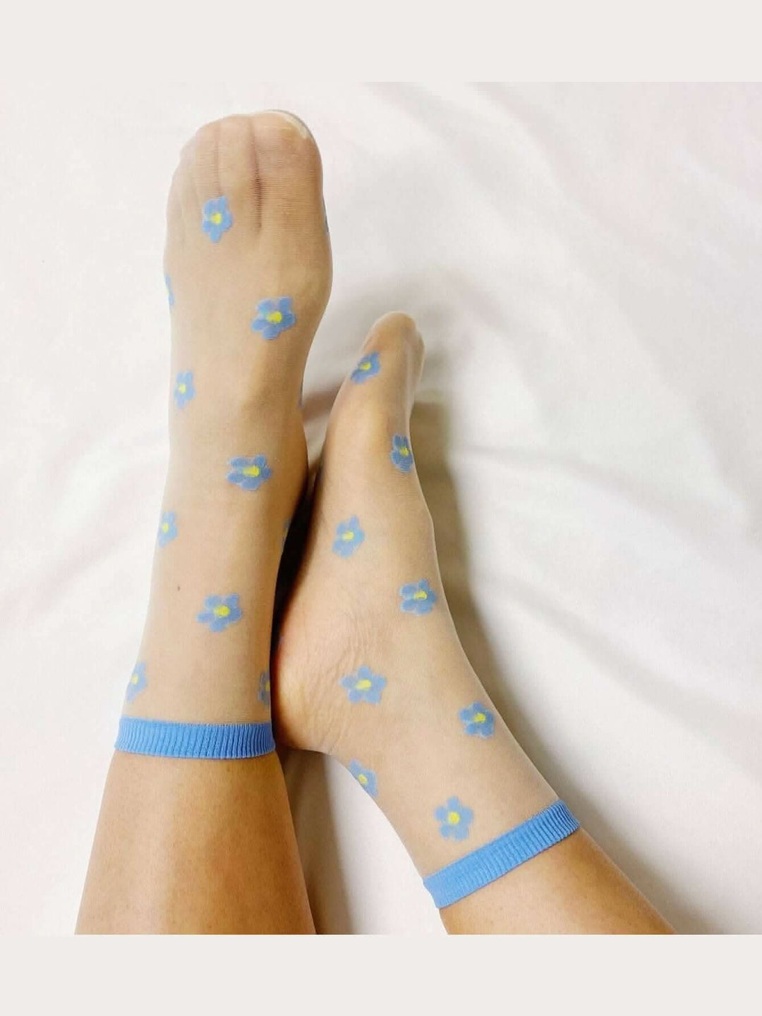 Mini Flower Sheer Socks Set Of 2 Pairs - Lolo Viv Boutique