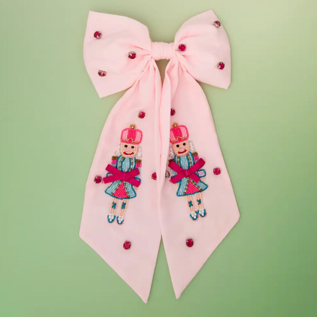 Sugar Plum Nutcracker Bow