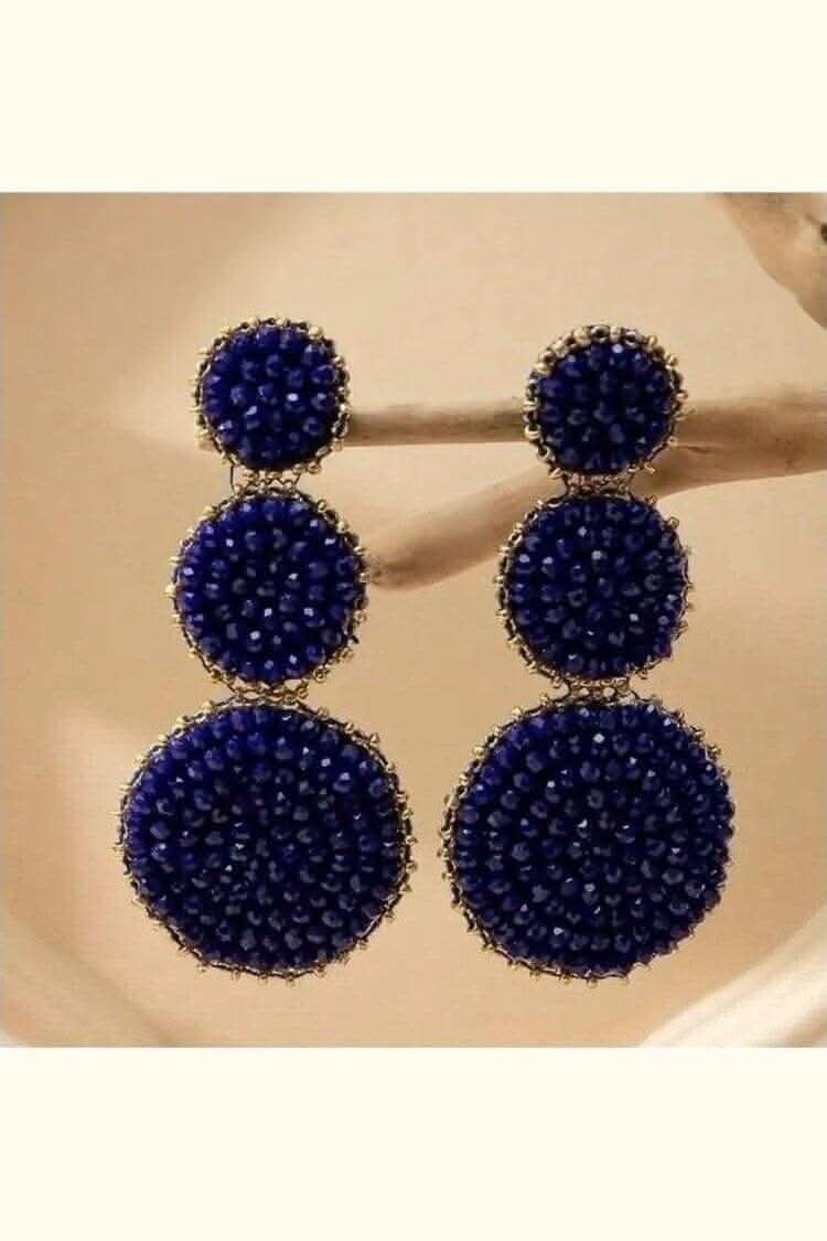 Beaded Drop Earrings - Lolo Viv Boutique