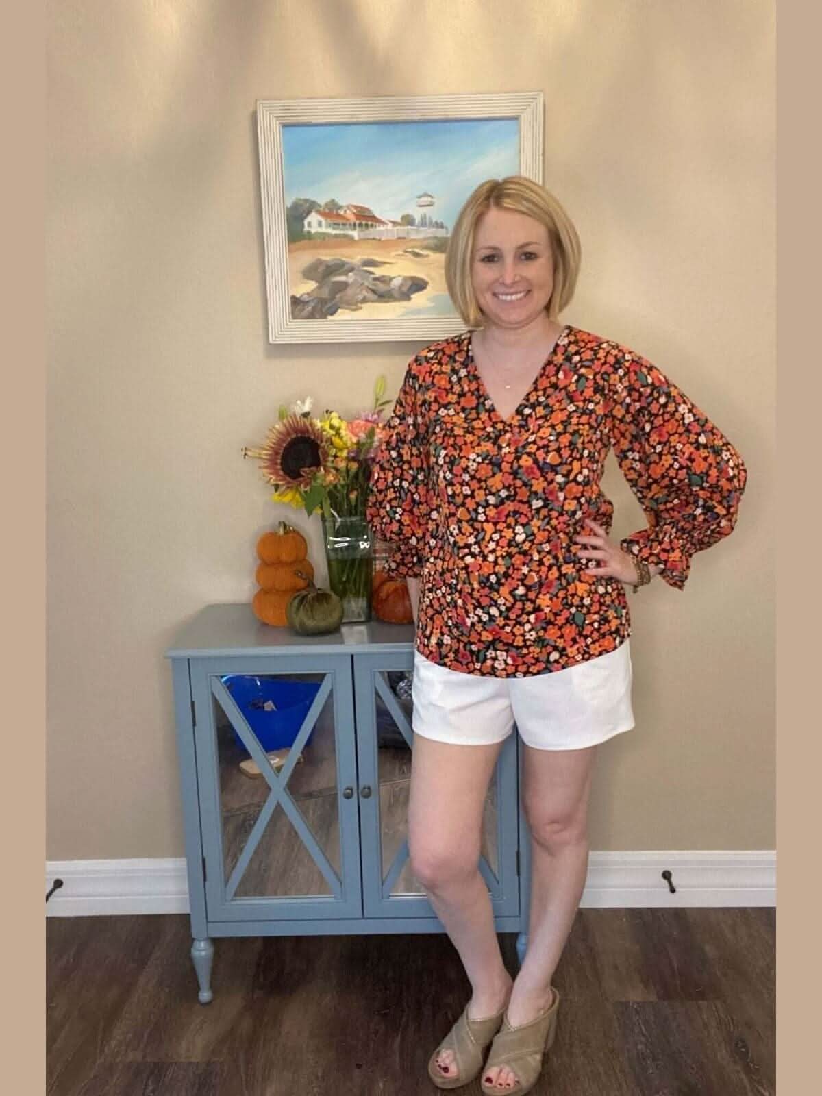 Blooming Sunset Shirt - Lolo Viv Boutique