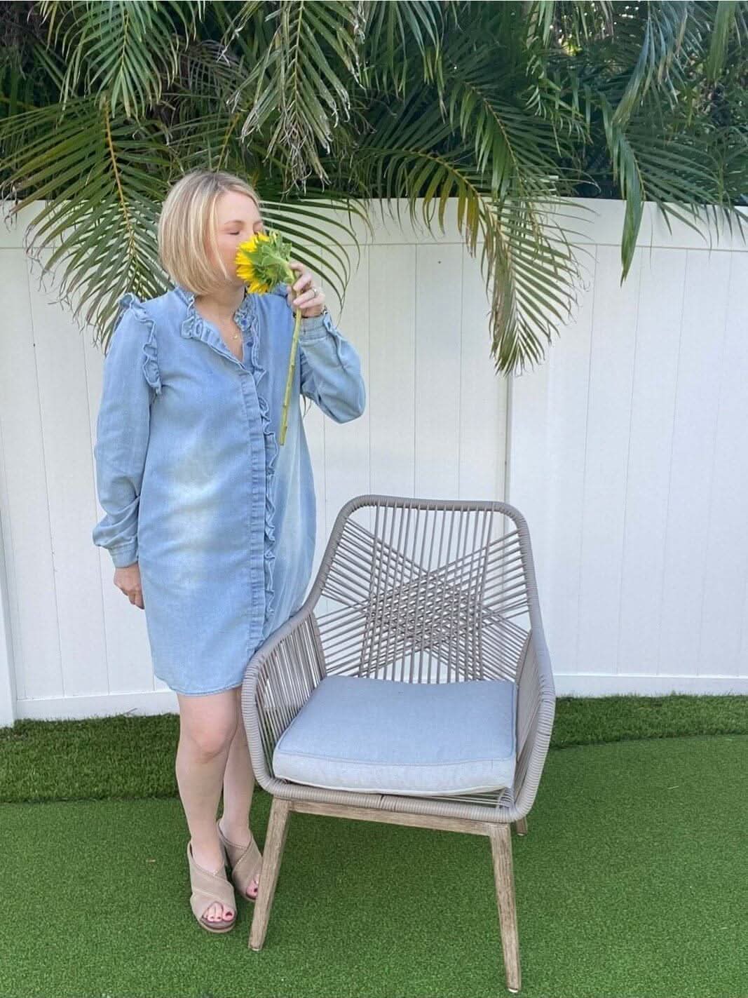 Dreaming of Denim Dress *Deal of the Day** - Lolo Viv Boutique