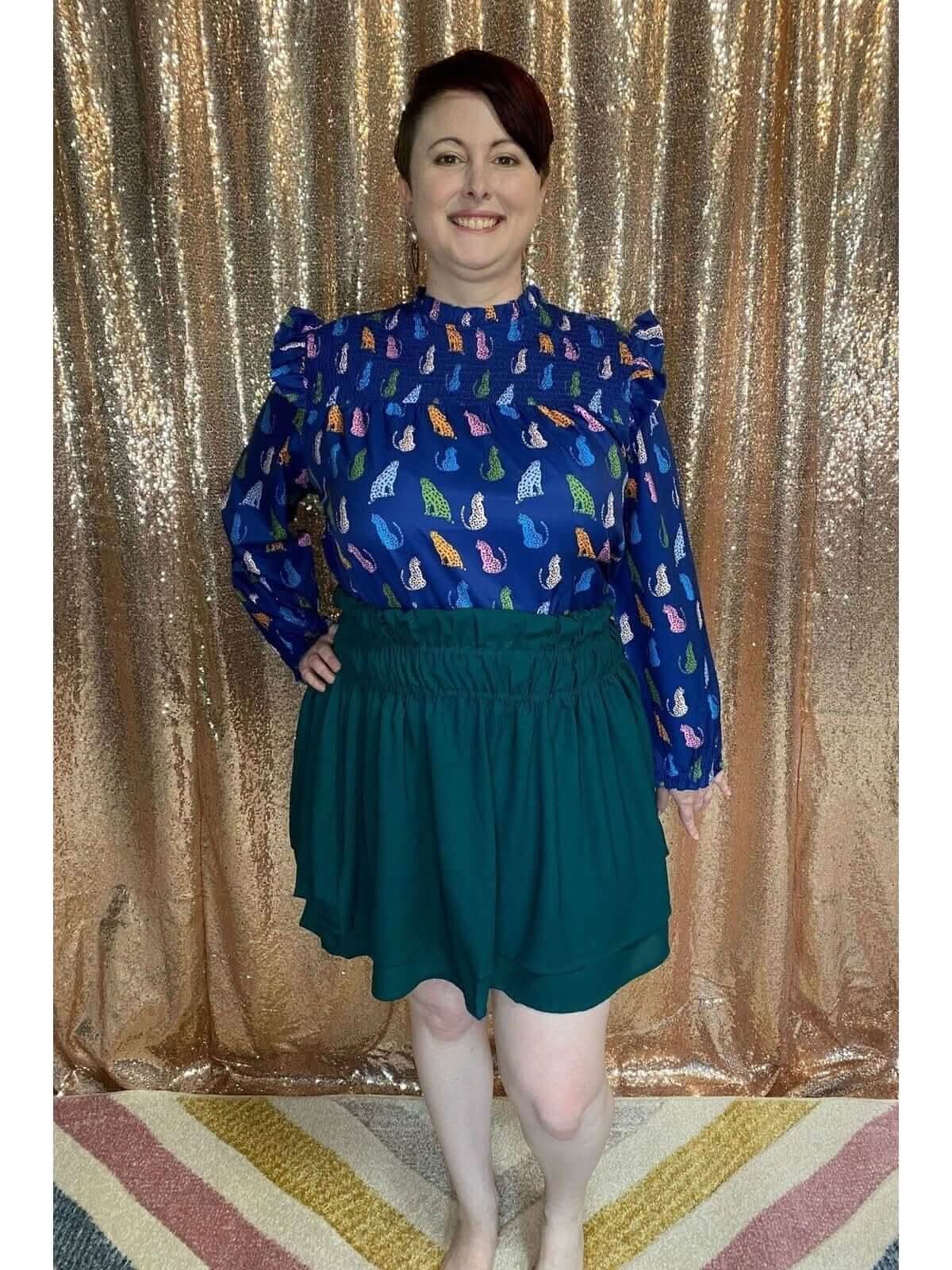 Sapphire Leopard Love Top **Final Sale** - Lolo Viv Boutique