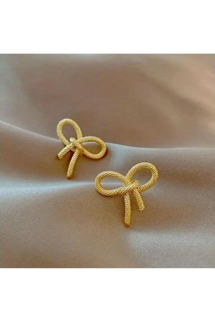 Simple Bowknot Stud Earrings - Lolo Viv Boutique
