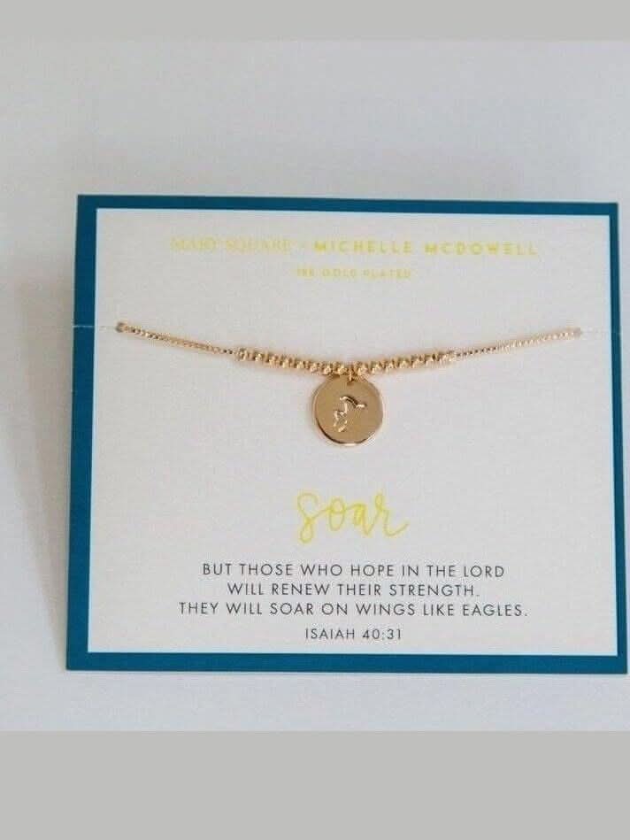 Soar Scripture Bracelet - Lolo Viv Boutique