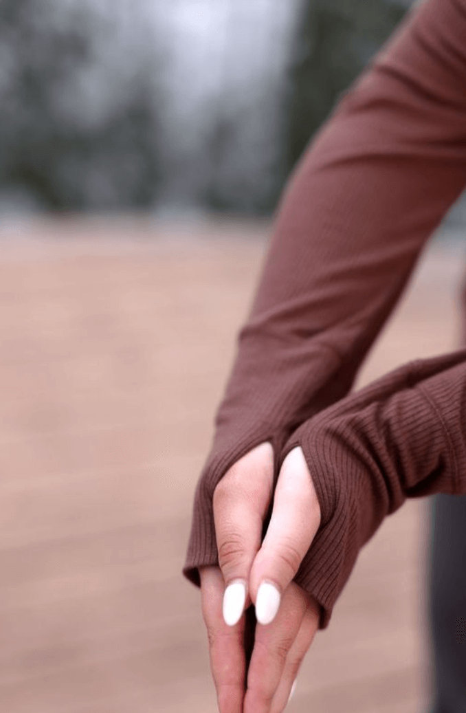 Autumn Glow Ribbed Top - Reg & Curvy