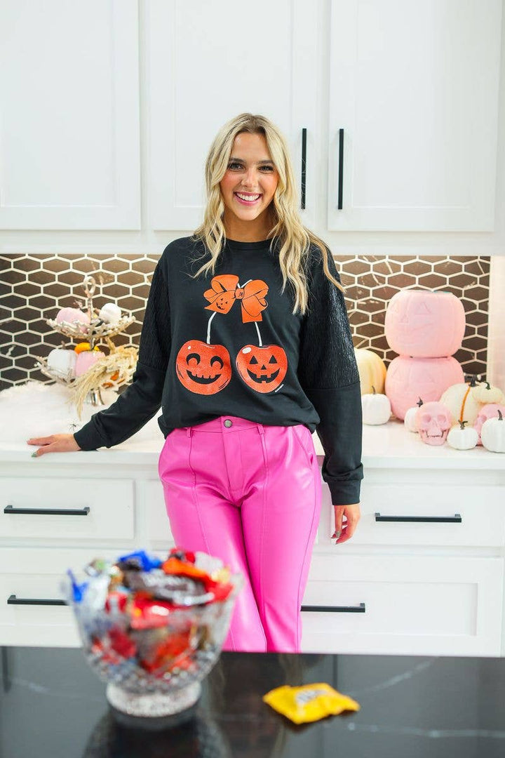 Cherry Jack-o'-Lantern Top - Reg & Curvy