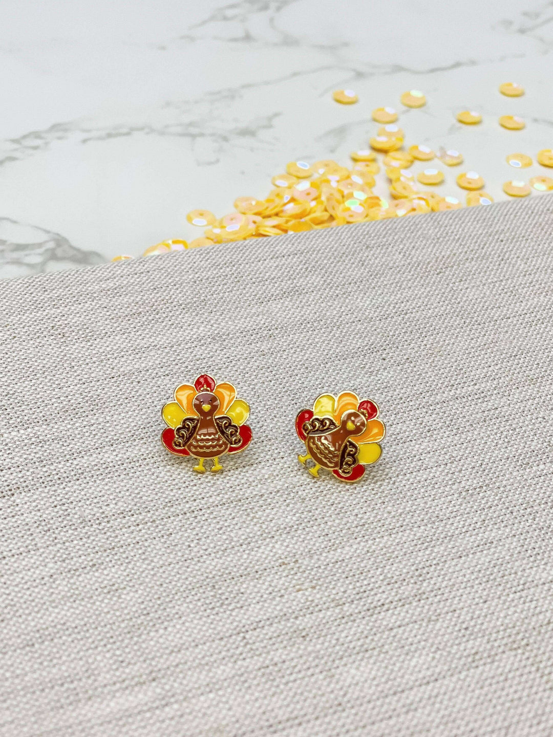 Turkey Time Stud Earrings