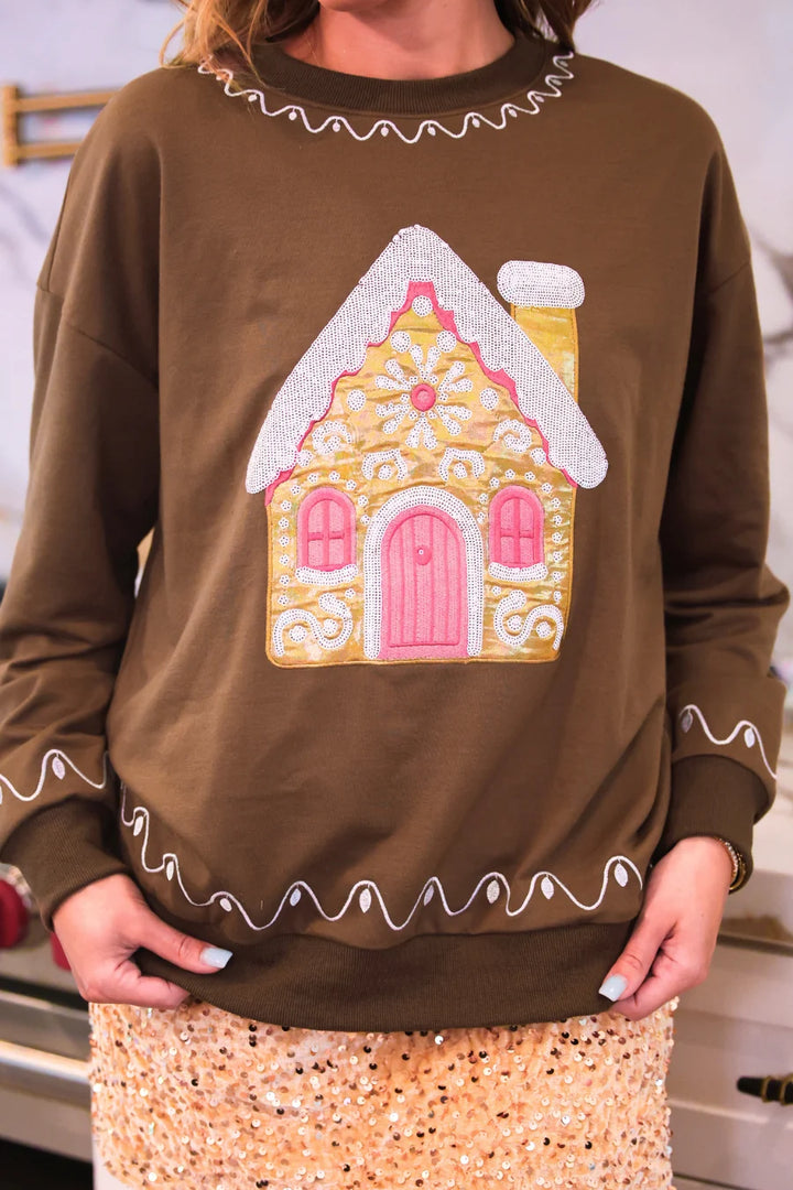 *PREORDER* Sweet as Gingerbread Pullover - Reg & Curvy