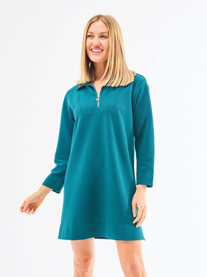 The Coastal Breeze Zip Dress - Reg & Curvy