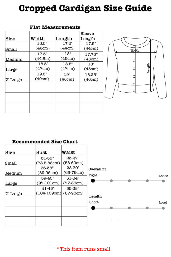 *PREORDER* Santa’s Sweetheart Cropped Cardigan - Reg & Curvy