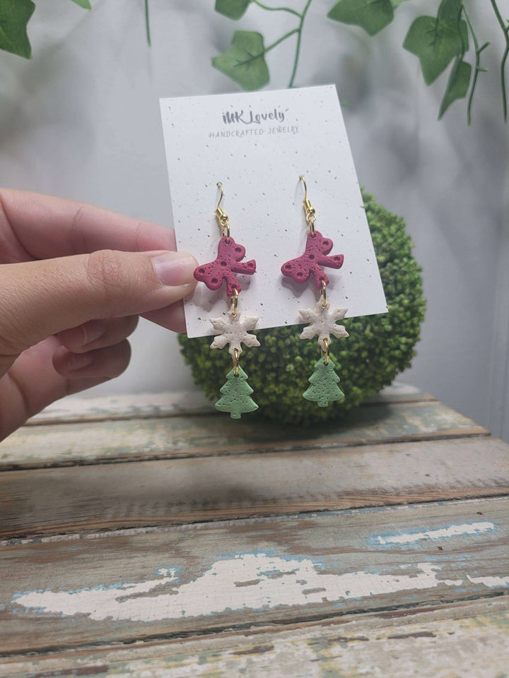 Deck the Halls Dangle Earrings