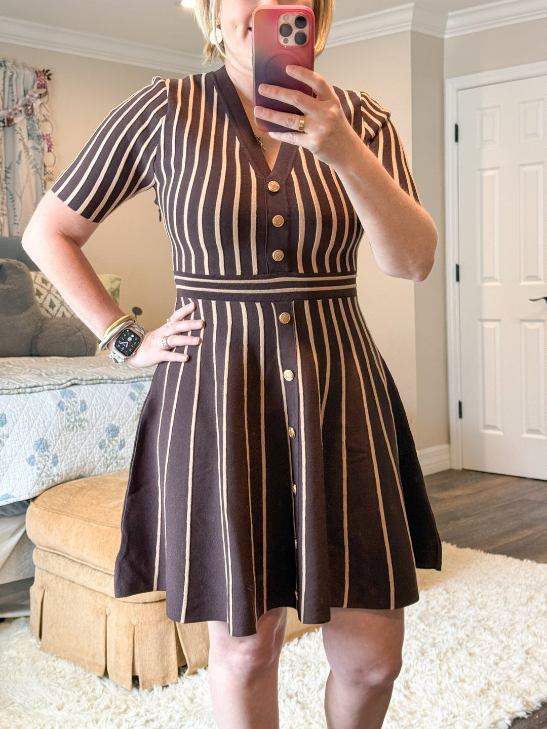 Main Street Mocha Sweater Dress