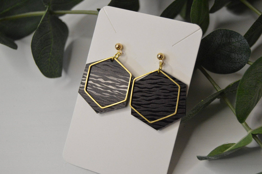 Wild Side Hex Earrings
