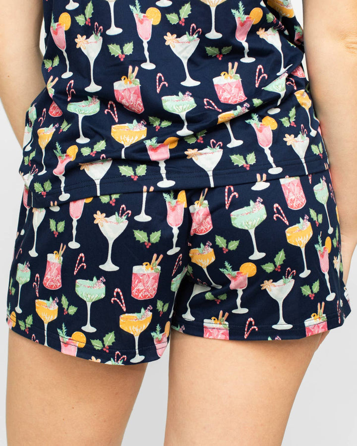 Merry Mixology Pajama Shorts - Reg & Curvy