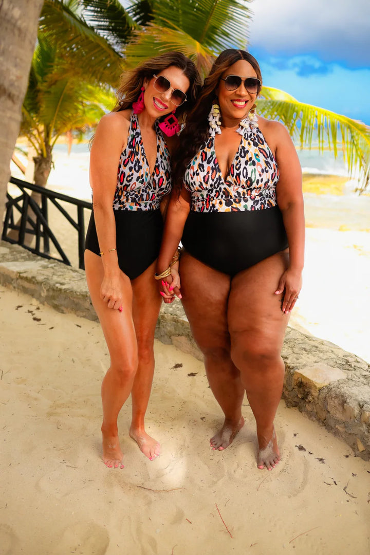 Wild Tide Halter One Piece - Reg & Curvy