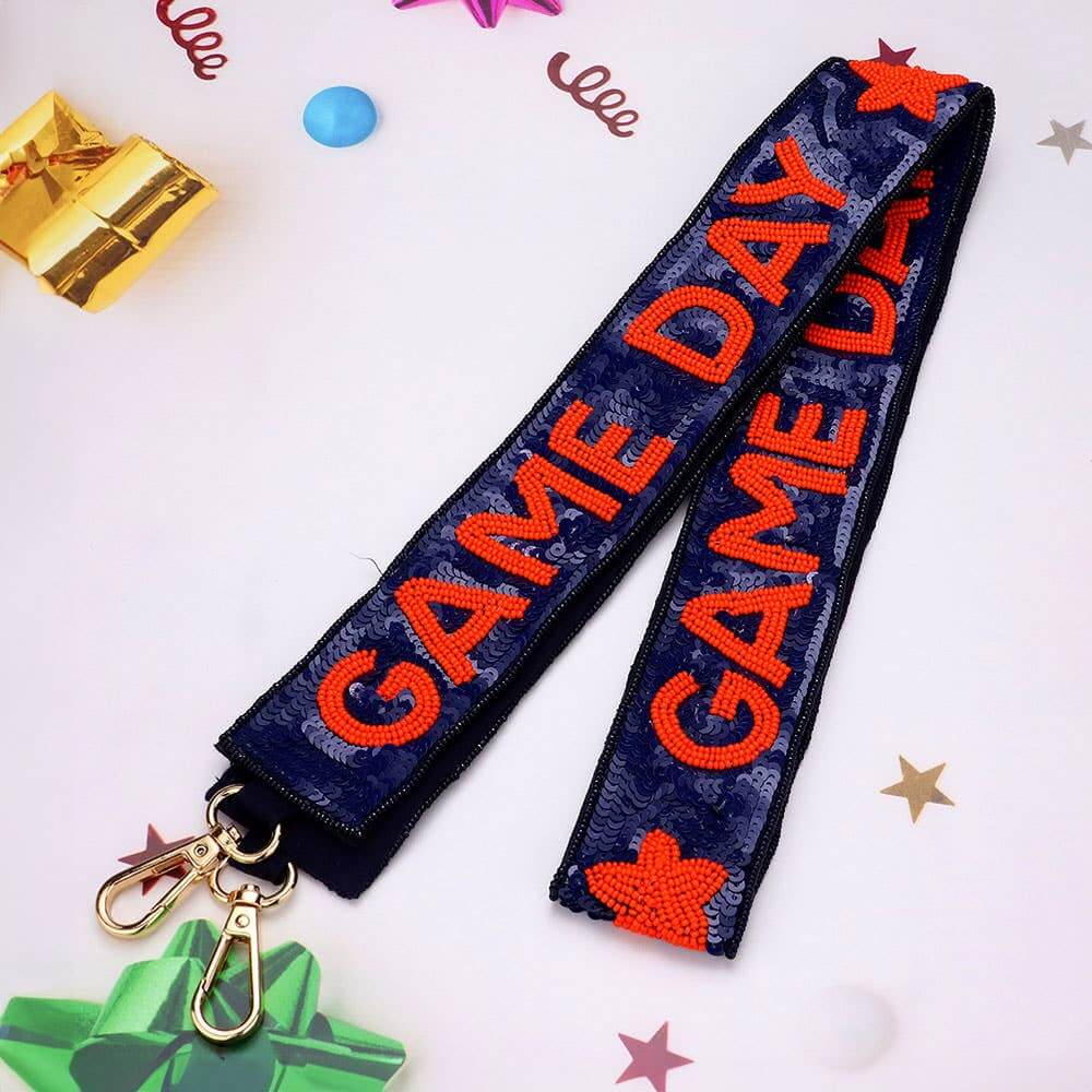 Game Day Beaded Purse Strap - Multiple Colors