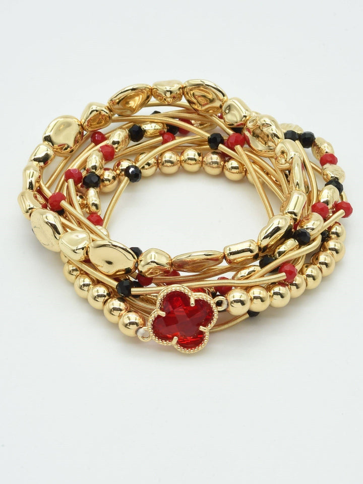 Game Day Glam Bracelet Stack - 4 Colors