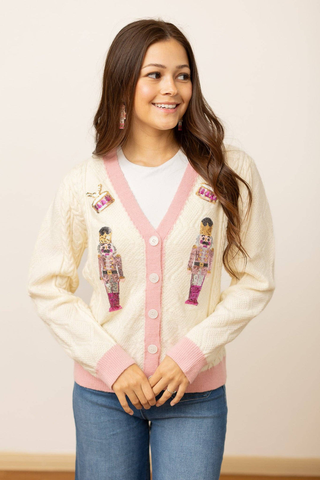 Nutcracker Charm Cardigan - Reg & Curvy