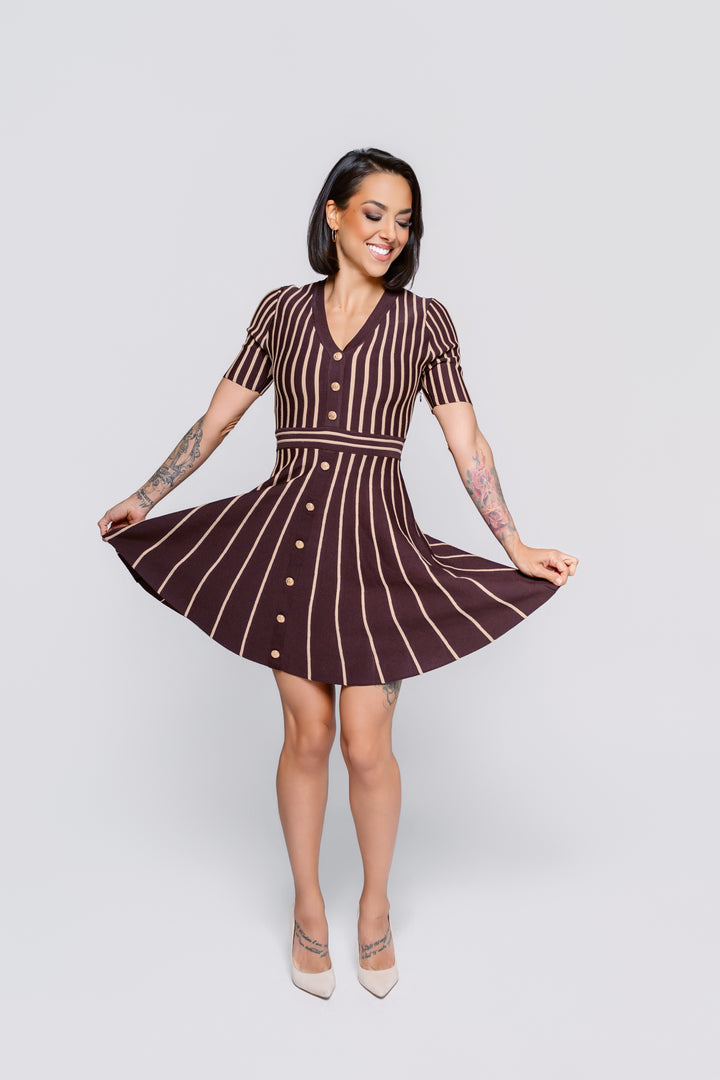 Main Street Mocha Sweater Dress