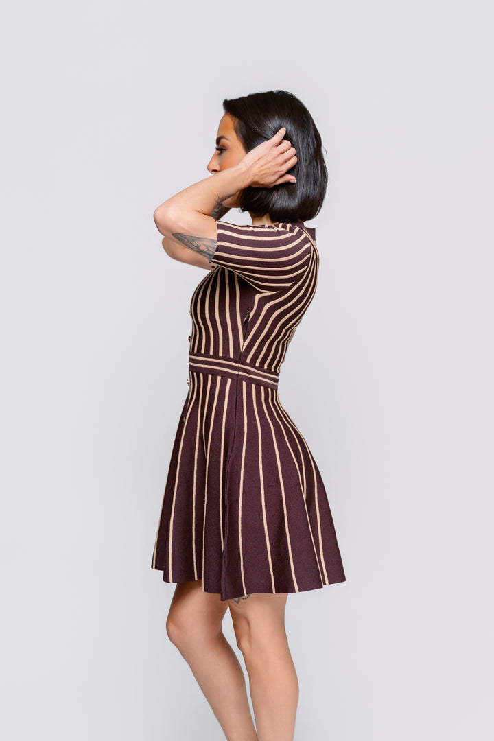 Main Street Mocha Sweater Dress