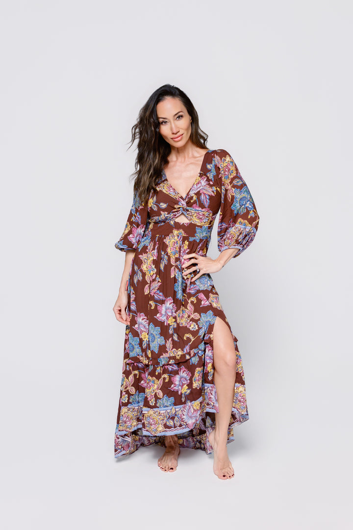 Afterglow Floral Maxi Dress