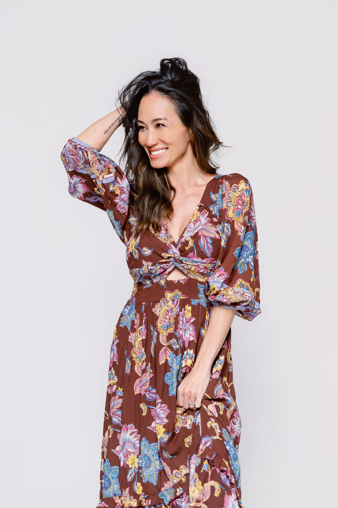 Afterglow Floral Maxi Dress