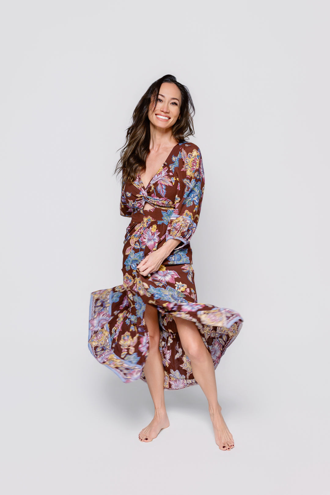 Afterglow Floral Maxi Dress