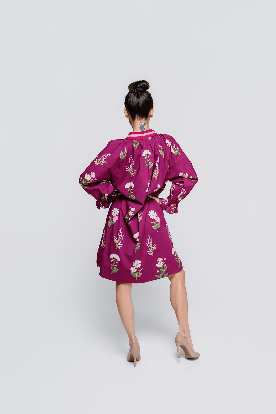 Plum Meadow Embroidered Dress - Reg & Curvy