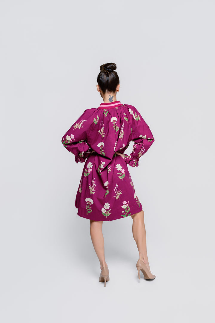 Plum Meadow Embroidered Dress - Reg & Curvy