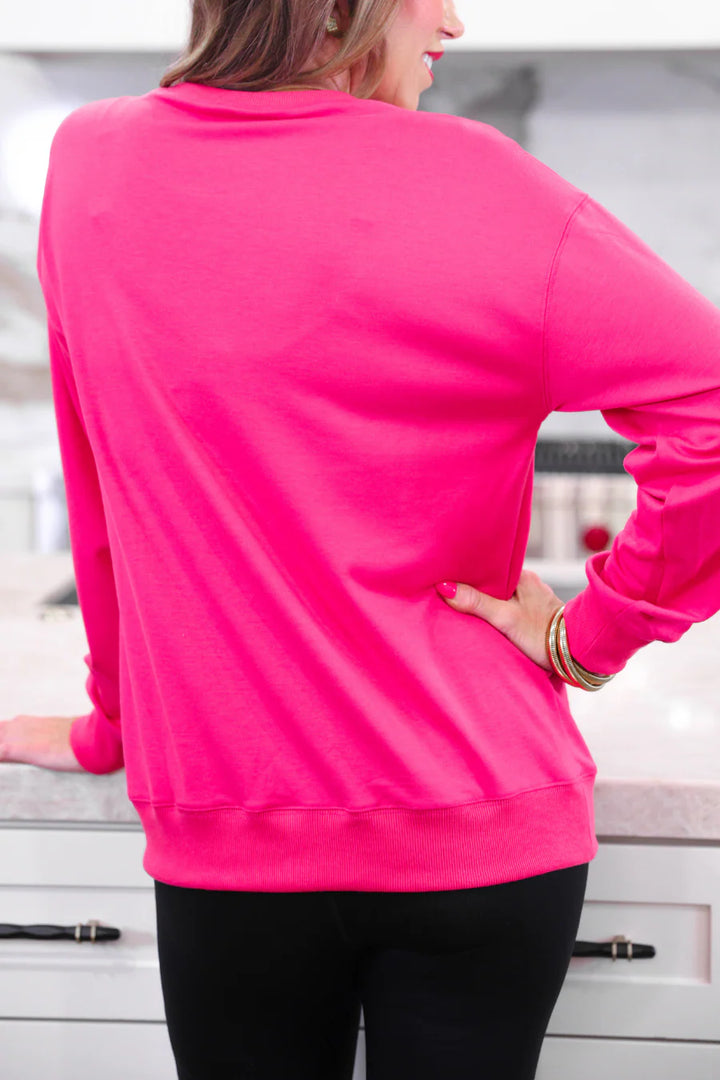 Bubbly & Bright Sequin Pullover - Curvy