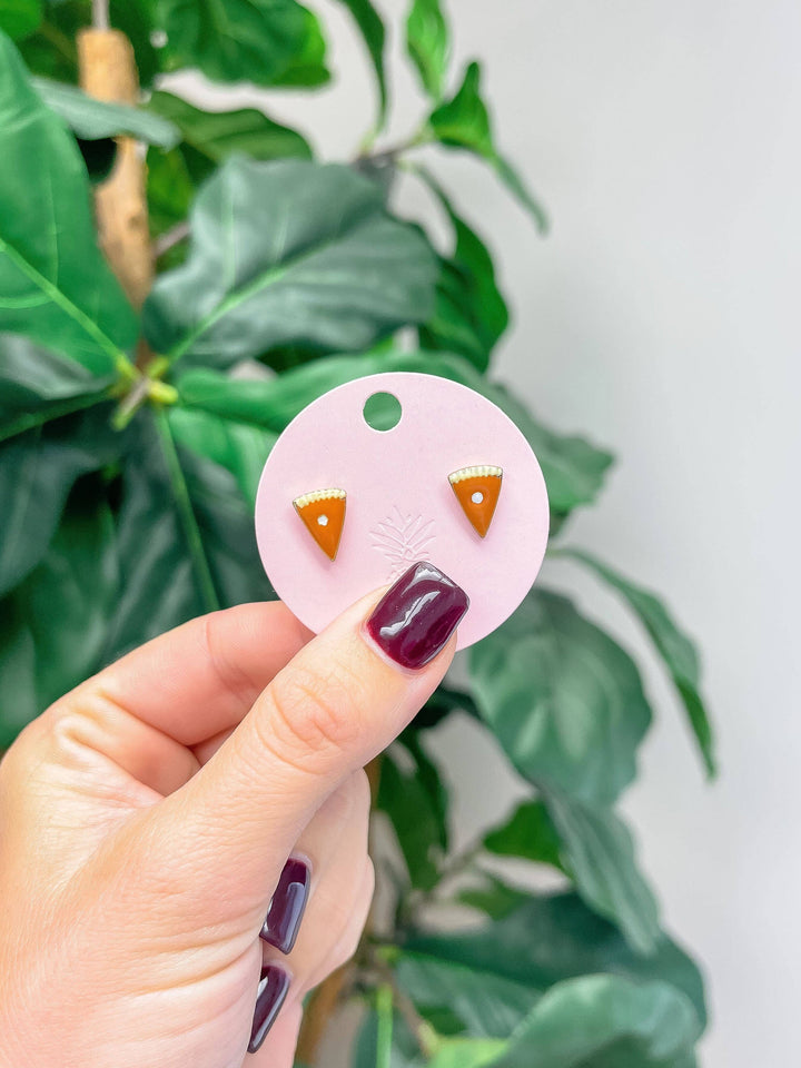 Pumpkin Pie Stud Earrings