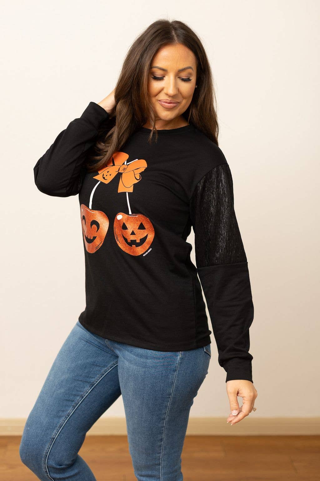 Cherry Jack-o'-Lantern Top - Reg & Curvy