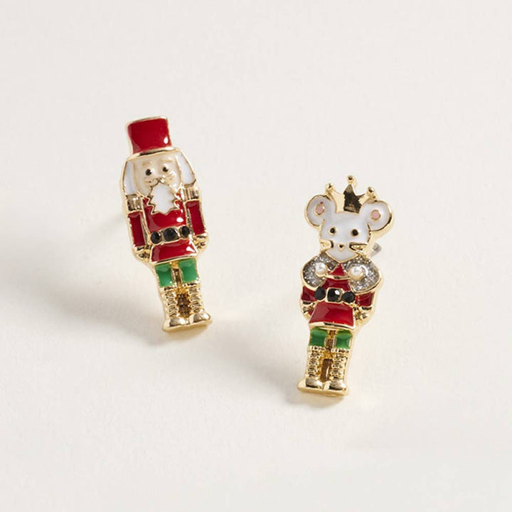 Nutcracker Enchantment Stud Earrings